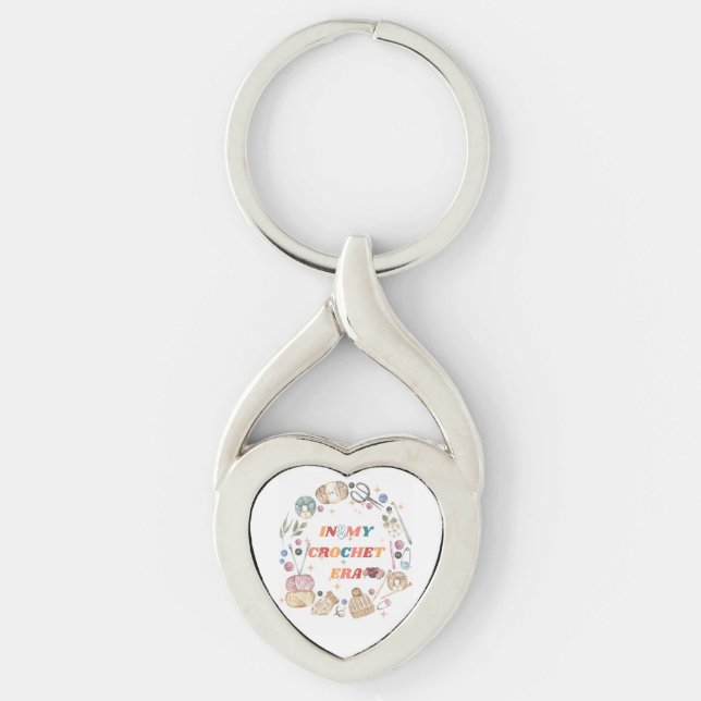 In My Crochet Era shirt ,Crafter Mom Gift, Crochet Keychain (Front)