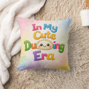 In My Cute Dumpling Era Throw Pillow