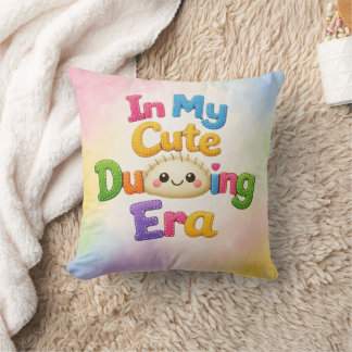 In My Cute Dumpling Era Throw Pillow