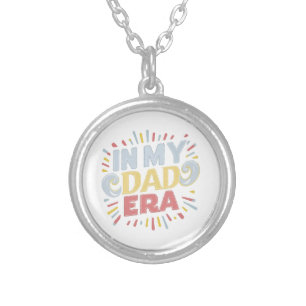 In My Dad Era Silver Plated Necklace