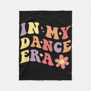 In My Dance Era Funny Dancer Girl Women Dancing Fleece Blanket