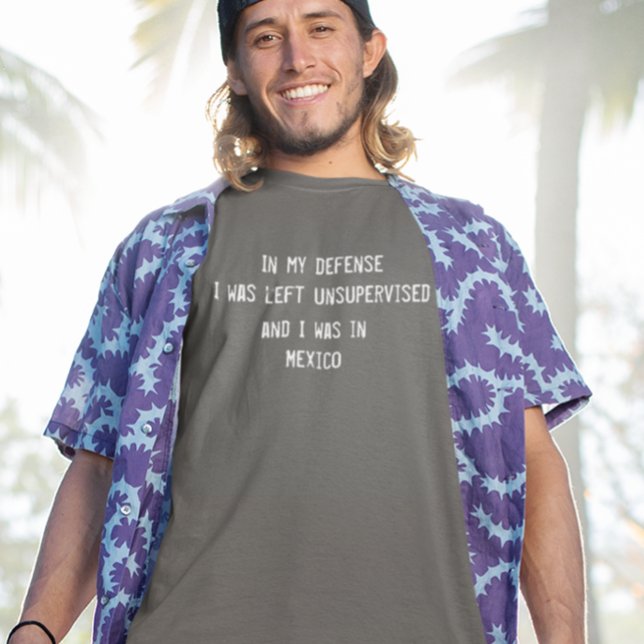 In My Defense Funny Mexico Drinking T-Shirt (Creator Uploaded)