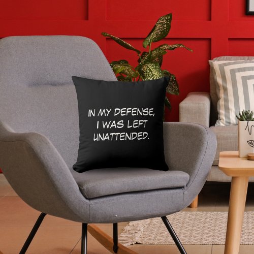 In my Defense Throw Pillow