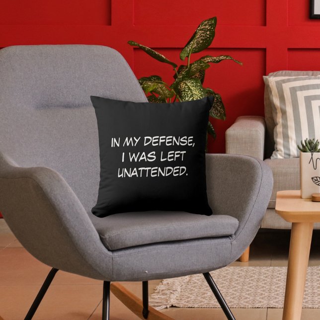 In my Defense Throw Pillow (Creator Uploaded)