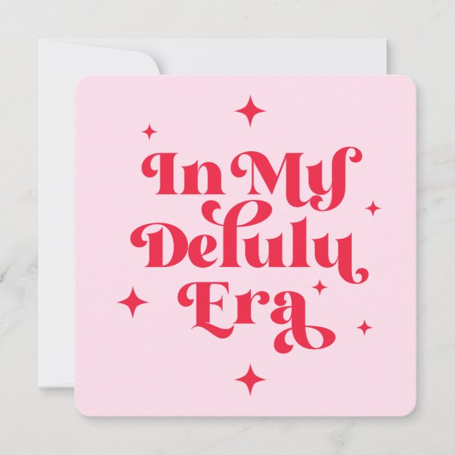 In My Delulu Era Invitation (Front)