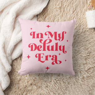 In My Delulu Era Throw Pillow