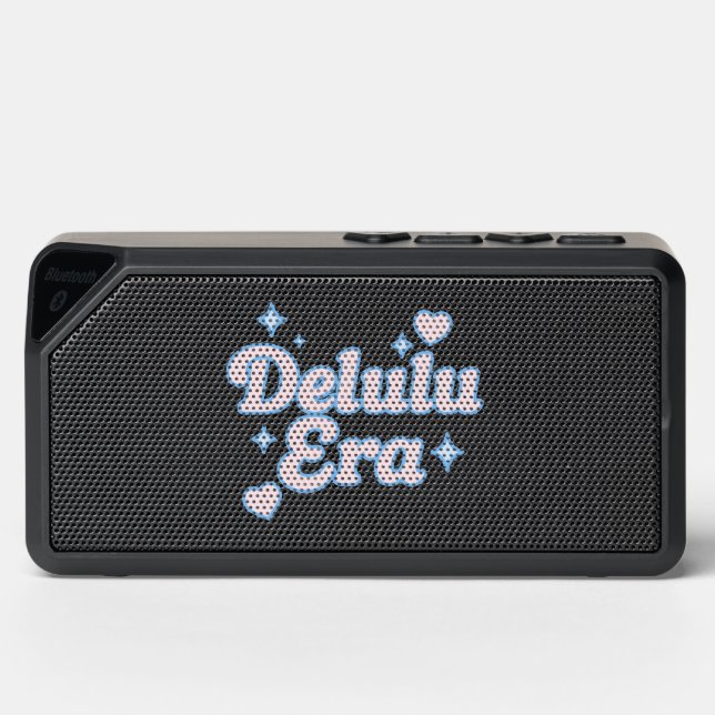 In My Delulu Era Trendy Slang Aesthetic Speaker (Front)