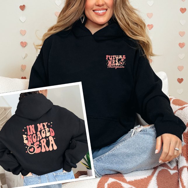 In My Engaged Era Engagement Gift Custom Fiance Hoodie (Creator Uploaded)