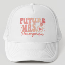 In My Engaged Era Engagement Gift Custom Fiance Trucker Hat