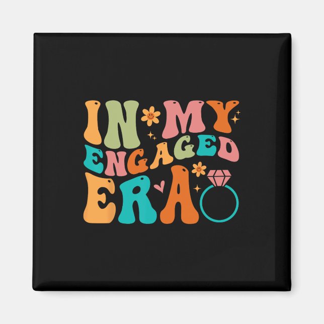 In My Engaged Era Fiance Engagement Future Bride M Magnet (Front)