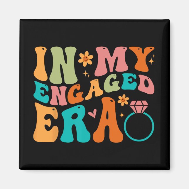 In My Engaged Era Fiance Engagement Future Bride M Magnet (Front)