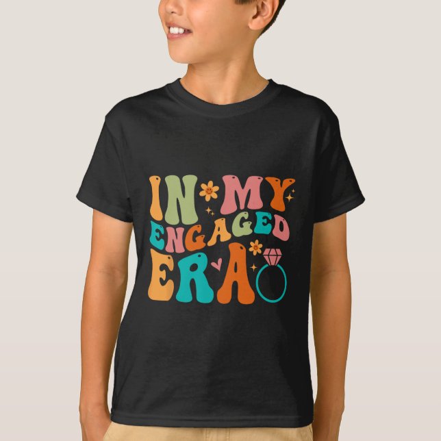 In My Engaged Era Fiance Engagement Future Bride M T-Shirt (Front)