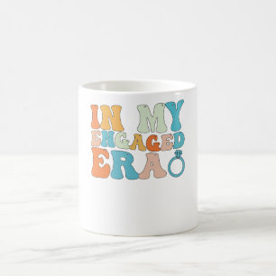In My Engaged Era Groovy Retro Coffee Mug