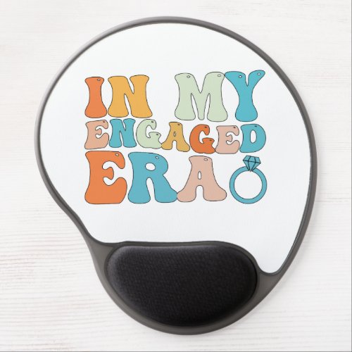 In My Engaged Era Groovy Retro Gel Mouse Pad