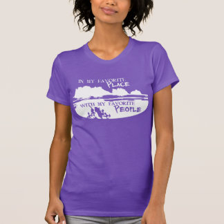 In My Favorite Place With My Favorite People White T-Shirt