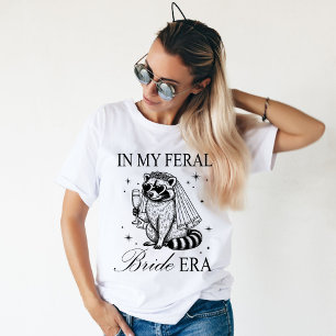 In My Feral Bride Era Funny Bachelorette Trip Tri-Blend Shirt