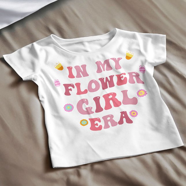 In My Flower Girl Era Shirt, Flower Girl Toddler  T-Shirt (In my flower girl era shirt, flower girl shirt, bridesmaid shirt, toddler flower shirt, baby flower)