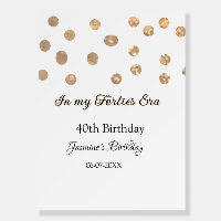 In my Forties era golden dots happy birthday 