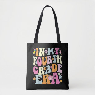 In My Fourth Grade Era 4th Grade Teacher School Tote Bag