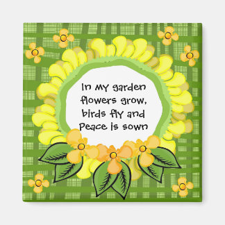 In my garden... Magnet Square