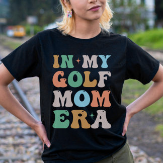 In My Golf Mom Era Groovy Retro T-Shirt