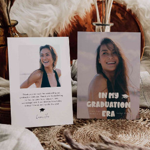 In My Graduation Era Whimsical Graduation Announcement