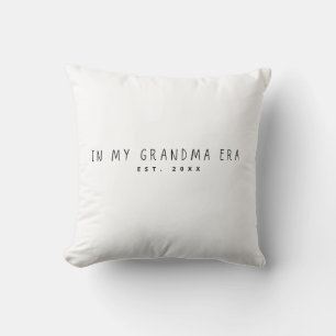 In My Grandma Era Grandma Gift for Grandmother Throw Pillow
