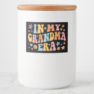 In My Grandma Era I Food Label