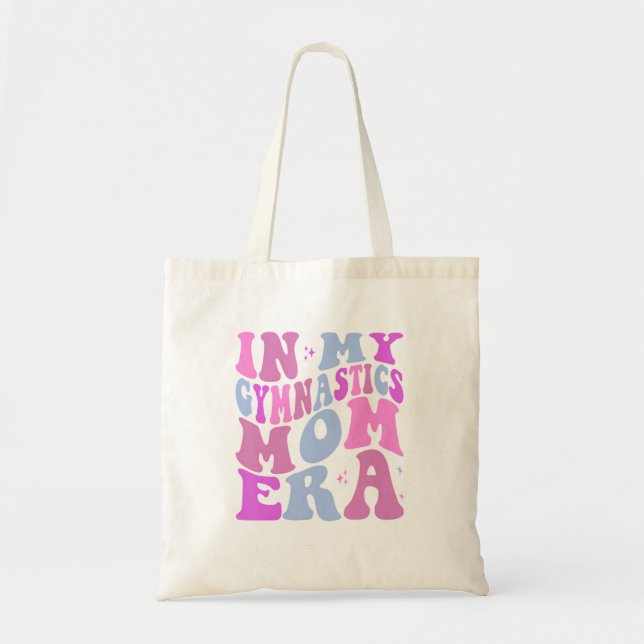 In my Gymnastics Mom Era, Gymnastics Mom Era, Retr Tote Bag (Front)