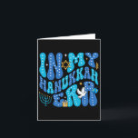 In My Hanukkah Era Happy Chanukah Jewish Pajamakah Card<br><div class="desc">In My Hanukkah Era Happy Chanukah Jewish Pajamakah Men Women</div>
