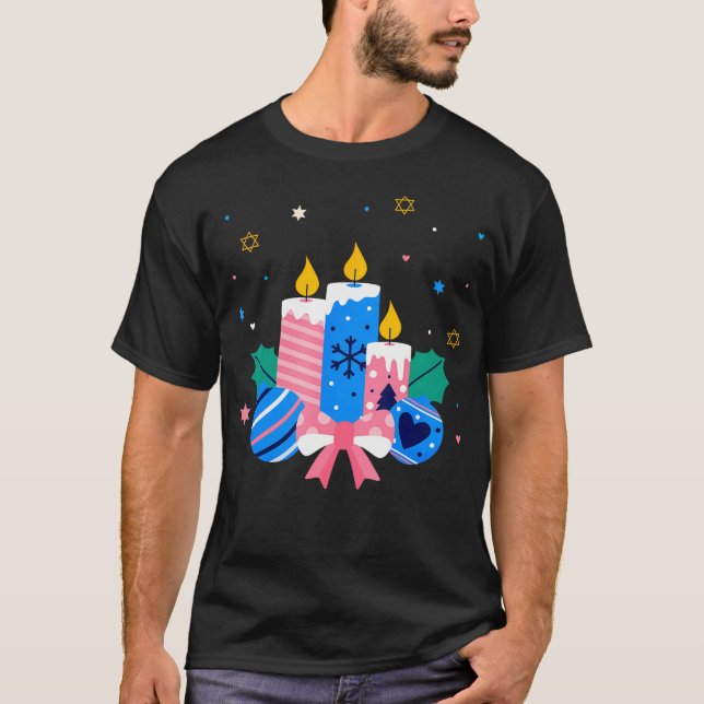 In My Hanukkah Era Jewish Xmas Funny Christmas Han T-Shirt (Front)