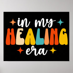 In My Healing Era Mental Health Awareness Poster