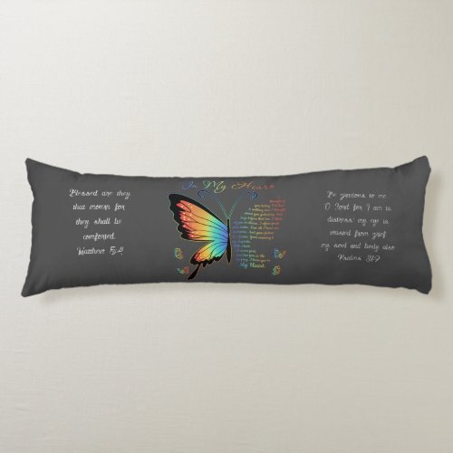 In my heart Remembrance body pillow Body Pillow
