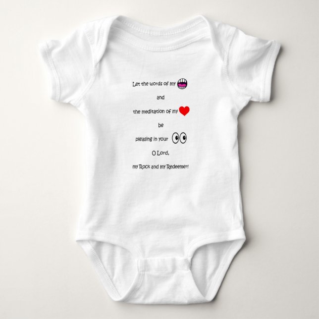 In My Heart Series Baby Romper (Front)