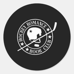 In My Hockey Romance Era Romance Hockey Book Club Classic Round Sticker