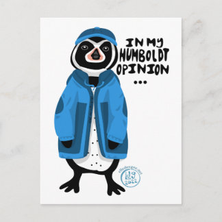 In my Humboldt opinion... Penguin  Holiday Postcard