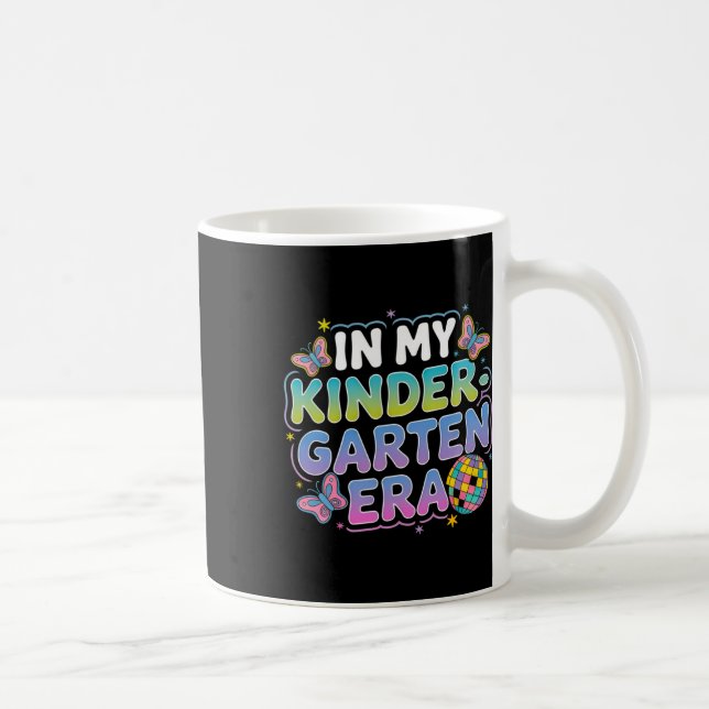 In My Kindergarten Era Groovy Back To School Teach Coffee Mug (Right)