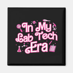 In My Lab Tech Era Medical Laboratory  Magnet