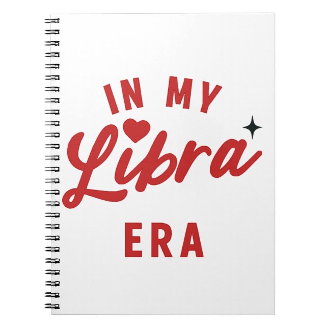 in my Libra Era Notebook , Libra birthday gift (Front)
