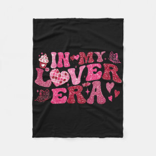 In My Lover Valentines Day Era In My Valentine Era Fleece Blanket