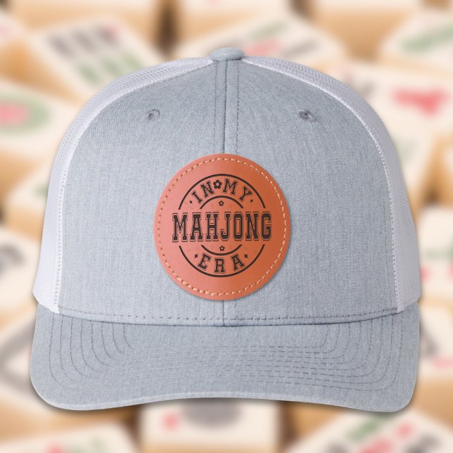 In My Mahjong Era Game  Leather Patch Hat (Creator Uploaded)