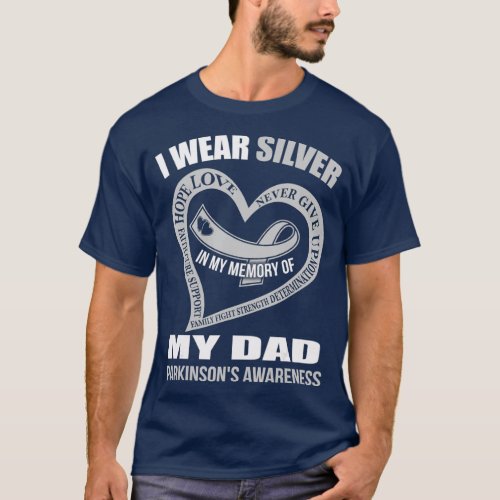 In my memory of my dad PARKINSONS AWARENESS T_Shirt