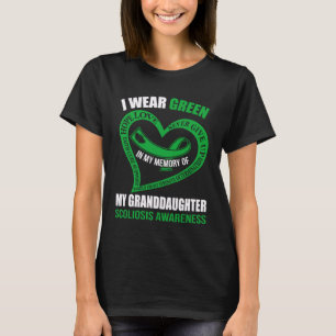 In my memory of my granddaughter SCOLIOSIS AWARENE T-Shirt