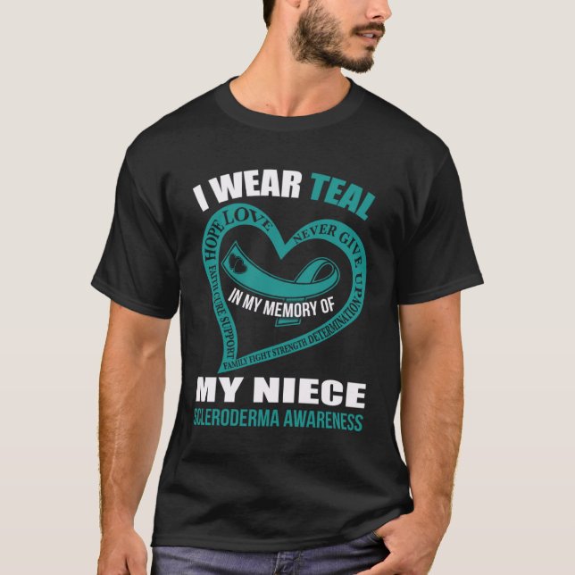 In my memory of my niece SCLERODERMA AWARENESS T-Shirt (Front)