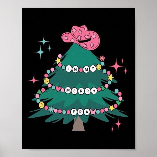 In My Merry Era Christmas Xmas Tree Ornament Famil Poster (Front)