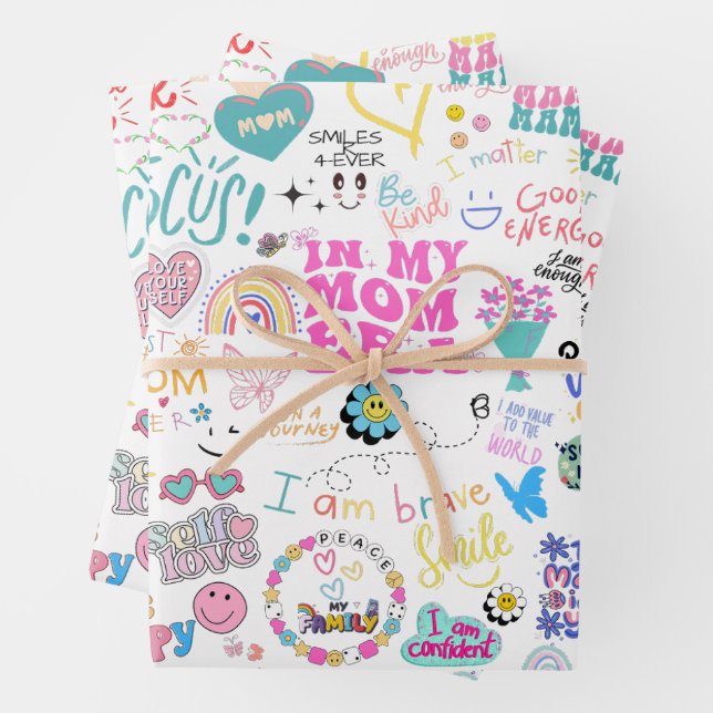 In My Mom Era Gift Wrapping Sheets (In situ)