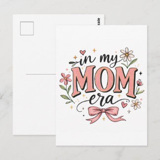 In My Mom Era Trendy Mother’s Day T-Shirt Postcard
