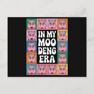 In My Moo Deng Era Moo Deng Hippo Lover Postcard