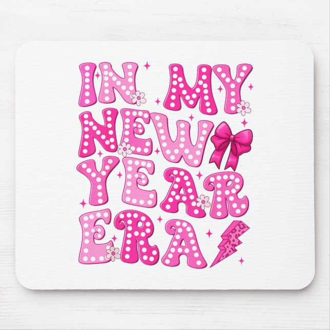 In My New Year Era Nk Leopard Coquette New Year Wo Mouse Pad (Front)