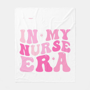 In My Nurse Era, Funny Nurse Gift Fleece Blanket